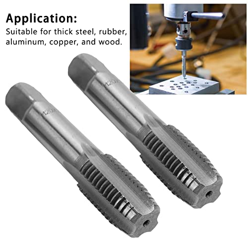2 st. High Speed Steel Metric Thread Tap, Straight Whistle Thread Tap Tap Hand Thread Tap Metric Plug Taps (M20x2.5) 3
