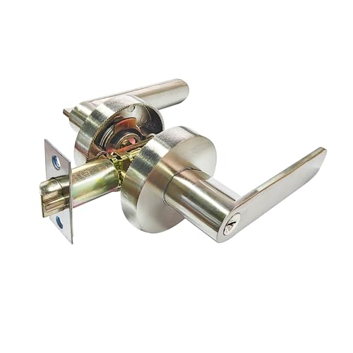 Deur slot aluminium legering deur handvat moderne deur hardware zilver links en rechter deur hardware voor slaapkamer kantoor latch maat 60/70m m