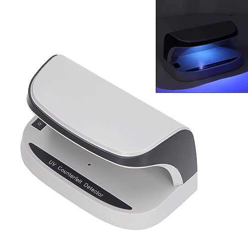 Automatische UV-geldtester voor vals geld met compact en draagbaar ontwerp, duurzame LED-lamp en ruime ruimte voor het controleren van facturen, paspoorten