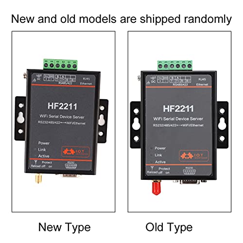 Serieel server RS232 / 485/422 naar WIFI Ethernet DTU Netwerk Communicatie 5-36VDC HF2211 5