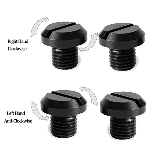 Mirror Hole Stop M10, Motorcycle Mirror Hole Stops, 2 Paren M10x1.25 Achterspiegel, Zijspiegel, Hole Stop Schroef, Aluminium Vervanging voor Hypermotard 3