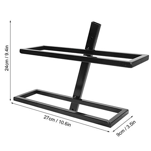 Wandwijnrek, metaal Wine Bottle Rack Design Wall Wine Rack voor Keuken, Living Room, Bar Restaurant, 2/4 flessen, zwart (2 flessen Black Angled Wine Rack met 2 flessen zwart) 4