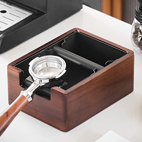 Knock Box voor Strainer houder, 21 x 16 cm, Vierkante geïntegreerde Emmer, Espresso Dump Bin, Koffiemachine, Afvalbak, Knock Box voor thuis, Restaurant, Cafe 5