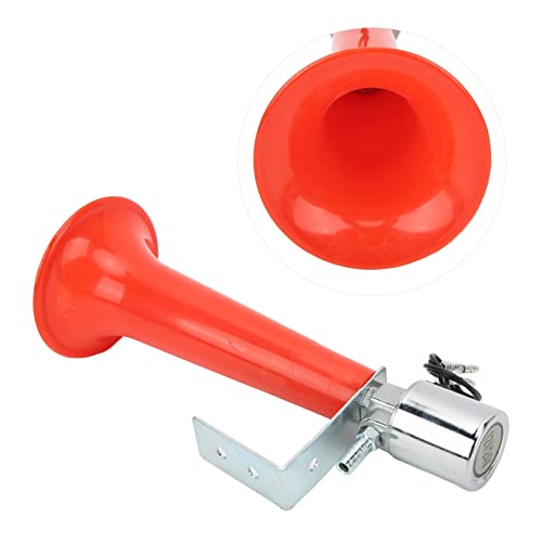 180DB Red Air Horn Universal 12V/24V Caravan Druk Fluit Horn voor Auto's Vrachtwagens SUV's Motorfietsen-Truck Fluit Trumpet 3
