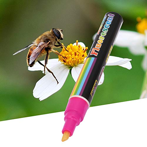 Bijenkoninginnenmarkers, robuust kunststof tekenheid, bijzonderheid voor eenvoudige herinnering van koninginnen, blauw, 8 kleuren (roze) 4