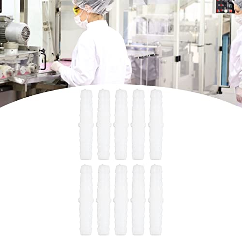 Verpakking van 10 kunststof slang buizen, rechte, dezelfde Barb Splitter, Mender Joint Adapter, Pump slang Connector, Siliconen slang, Farmaceutische (6-6mm rechte 4
