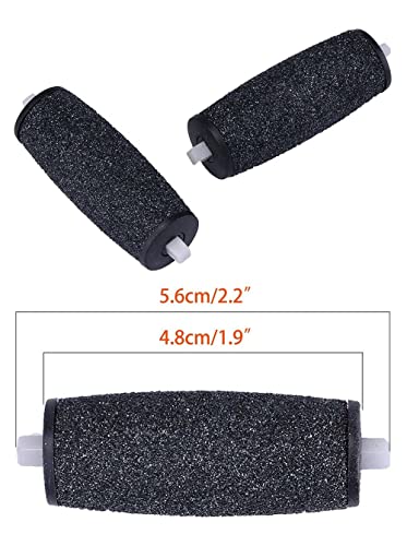 Sea 10 Pack Extra Coarse Mineral Replacement Rollers Velvet Smooth Pedi Replacement Roller Head Refills voor Velvet Smooth Callus Remover Refill Rollers, Blauw 3