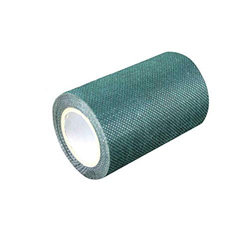 Kunstgras, 1 stuk groen kunstgras Gras Tape Zelfklevend Synthetisch voor het aansluiten van Fix Green Lawn Mat Rug, nepgras (15cm x 5m)