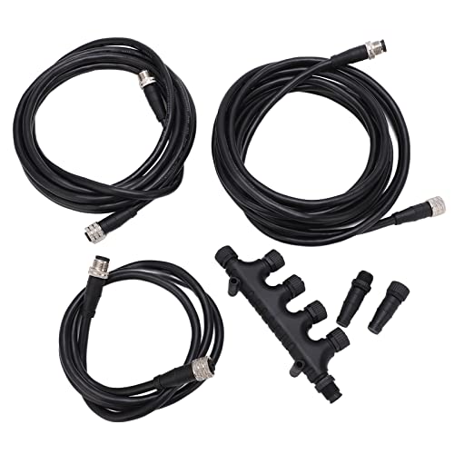 NMEA Network Starter Kit N2K T -Connector, Marine NMEA 2000 Starter Kit Cable Connector Combinatie Combinatie ABS Rustproof Universeel