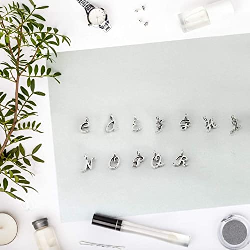 130 st ABC Letter Charms Mini Alphabet A-Z Zinklegering armband ketting hangers voor DIY sieraden maken zink, Zinc, Zinc,Geen edelsteen, Zink, Geen edelsteen 4