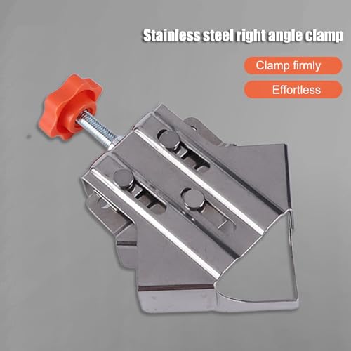 4Pcs Stainless Steel Hoekklem, open gesloten verstelbare 90 graden rechterhoekklem, voor houtbewerking 3