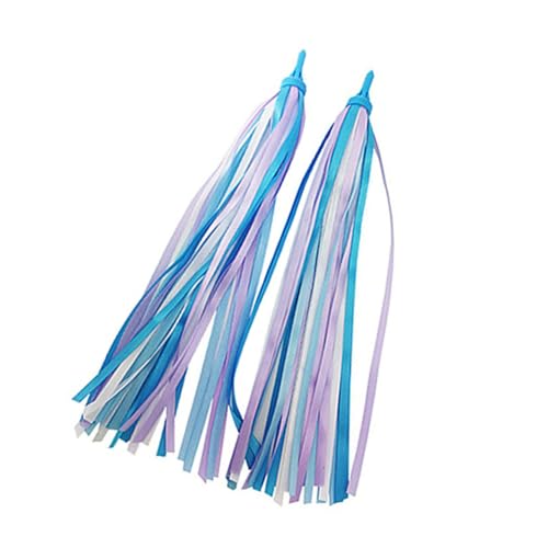 Streamers, Kleurrijke Handlebar Streamers voor kinderen, Eenvoudig te installeren, Perfecte Bike Decoraties, 2 PCS Kid's Scooter Libbons met Craft Tec (Color2)