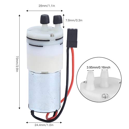 Waterpomp voor RC boten, 3-6V 370 Watergekoelde pomp met motor RC boten Mini Waterdichte waterpomp met laag geluidsniveau JR Plug, Zoals getoond in de foto, industriële