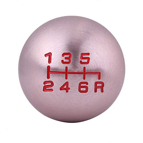 KIMISS Aluminium Legering Auto Transmissie Shifter Lever Knob Stick (6 Speeds) 5