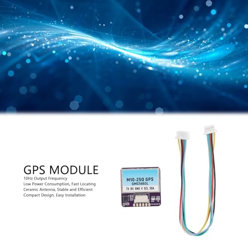 M10-25Q GPS Module met QMC5883L Kompas, laag energieverbruik, compacte structuur, 10Hz outputfrequentie, voor FPV Racing Drone