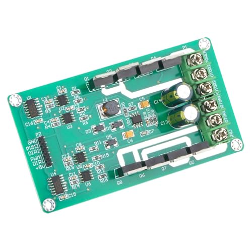 H Bridge Driver Chip IRF3205 MOSFET Dual Motor Driver Module Board, DC 3-36V 10A Peak 30A, Geschikt voor L9110S MOSFET H Bridge 24V 10A
