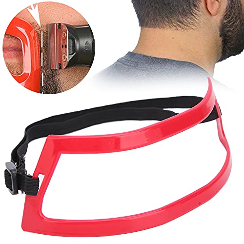 Gids voor nekhaar scheersjabloon voor neklijn gids voor haarlijn en trimmen van haarlijn Shaper template voor het scheren van nekhaar het vormen van uw rechte knip gereedschap 4