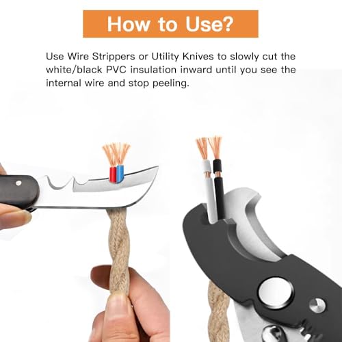 Elektrische draad, Vintage henneptouw Gedraaide Paar Elektrische draad Kabel DIY Accessoires voor Chandelier Light(3m) 5