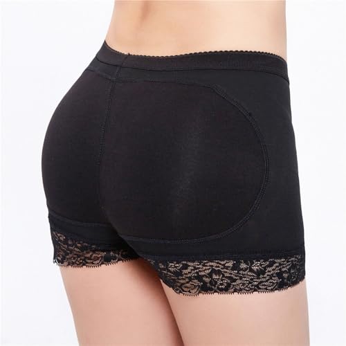 dames butt lifter vormwear vormwear lijnde broeken faux butt lifter vormwear gewatteerde slipjes hip booster Pads body Shaper Boyshort Underwear Hip Pads Black S 3