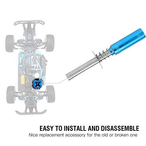 RC Igniter, 80103 Motor Igniter Glow Plug Aluminium ontsteking voor HSP 1/10 Nitro RC Car(Blauw) 3