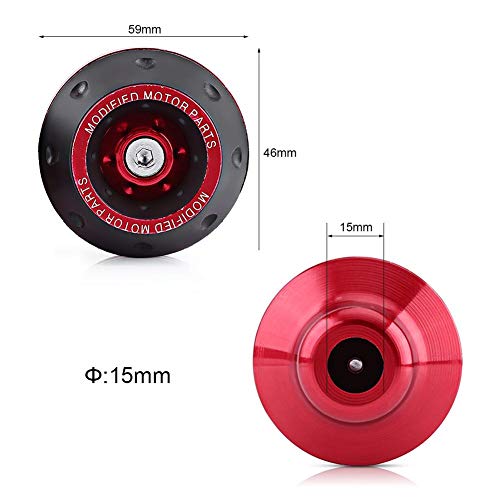 Motorfiets Fork, Impact Protection, 1 Paar Motorfiets Voorvork, CNC Aluminium Legering Motorfiets Fork Bescherming, voor de meeste motorfietsen, bromfietsen, Scooters (rood) andere