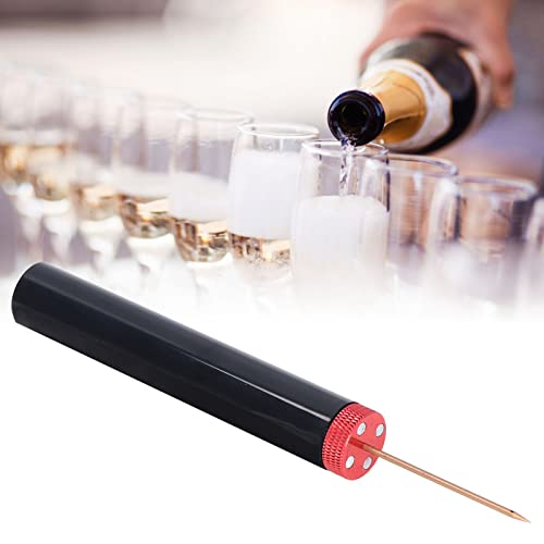 Wijnflesopener, Naaldtype Lippenstiftvorm Draagbare Luchtdruk Wijnflesopener, Snelle Opening voor Thuisbars, Reizen, Picknick, Geen Schade Kurk, voor Thuisrestaurant (rood) 4