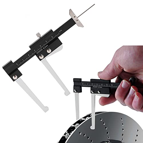 Precisie remschijfdiepteschuif: krachtige functionaliteit voor nauwkeurige metingen, eenvoudig demontageontwerp, hoge precisiemeter, duurzaam 4