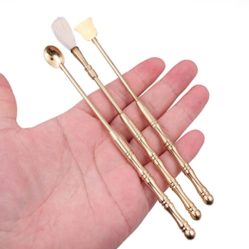 3Pcs Incense Making Kit, Incense Mold Tool Kit set met Incense Spoon Shovel Brush voor DIY Fragrance Accessoire voor Yoga Meditatie