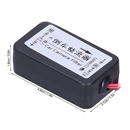 Backup Camera Rectifier, 12V DC auto achteraanzicht Power Relay condensator Filter Reverse Camera Rectifier Voltage Regelaars