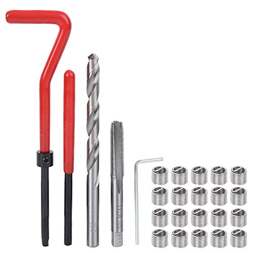 M7 Kit M7 X 1.0mm draad Reparatie Metaal 25 st M7 draad Reparatie Insert Kit met Transparante Kunststof Doos voor Verwerking Machines 4