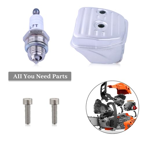 Silencer set met schroeven voor kettingzagen Stihl MS231 MS231C MS251 MS251C vervangt 1143 140 0651