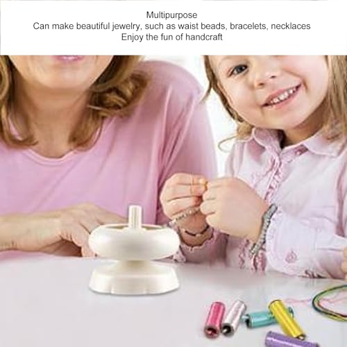 Kralen Spinner, Kralen Spinner voor sieraden maken Noiseless Stable Plastic Quick Kralen Bowl met Naald voor DIY Zaad Kralen Armband Making Waist Armbanden Ketting