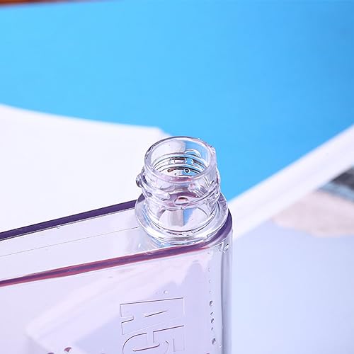 Flat Waterfles, Slim Waterfles voor handtas, Leak-Proof, Slim Handtas voor Outdoor Sport, Fitness, Camping, Wandelen, Fietsen, 350ml, Wit 3