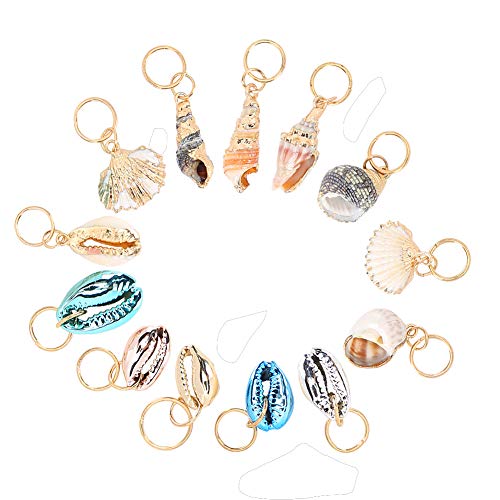 Haarvlecht, Shell haarring, haar vlecht hanger, Shell hoofdstuk, haarspeldjes, Shell vlecht Clip, DIY Haarsieraden Accessoires