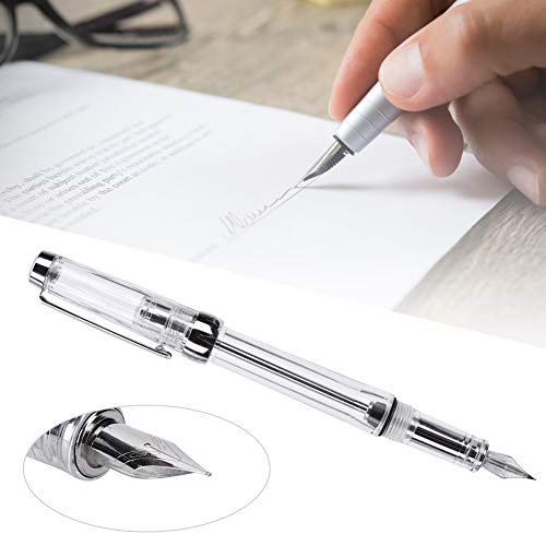 Grote Capaciteit Fountain Pen met Transparante Business Schrijven Pen, Geschikt voor Tekenen en Algemeen Handschrift. Ideaal voor feestdagen, kerstmis, verjaardagen. Glad 3