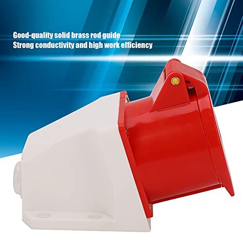 Industriële Socket 5 Pin 3 Fase Explosie Proof IP44 Waterdichte Open Installatie 32A 220-380V / 240-415V 4