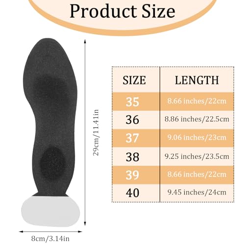 2 paar dames schoenen inzolen dames schoenen inzolen hoge hakken lijm inzolen voor vrouwen schoenen, inzolen voor oversized schoenen, schoenen zolen inzolen 5