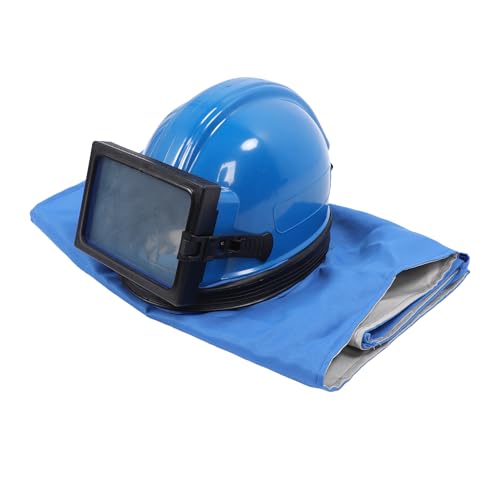 Sandblast Cap, Impact Resistent Zandstralen helm met sleeveless pak, verstelbare luchtstromen kanalen, veiligheid voor het schilderen, snijden, reinigen 4