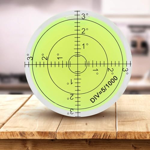 Niveau Ronde Spirit Level Bubble 60mm Diameter Meetinstrument Ronde Niveau Bubble met schaal voor Camera Platform Balans 5