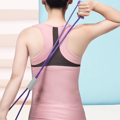 8 Vorm Spanningsband Fitness Stretch Band Tension Training Band PVC Veelzijdige elastische band voor arm schouder been stretch fitness sport 4