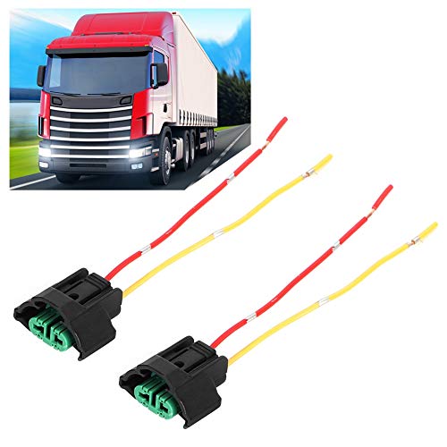 Socket Adapter Bedrading Harnas Bushing, 2 stuks Auto Motorfiets Bus Adapter Bekabelen Pedestal Lamp Fitting Light Bulb Cable Bushing Vervanging voor H8 H9 H11 5