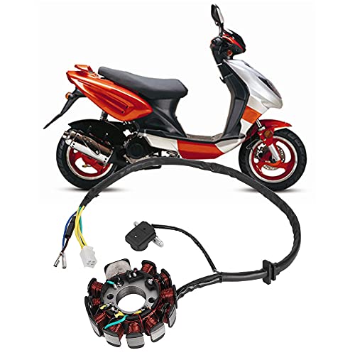 Ontsteking Stator Magneto Wire Coil, Magneto Ontsteking Stator, 11 Pool Coils Stator Magneto Generator Fit voor 150cc Gy6 Scooter Motors 5