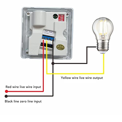 Countdown Timer Switch Panel, 220V Touch Control Wall Timer Schakel 2 minuten naar 2 uur tijd instelling 3500W 3