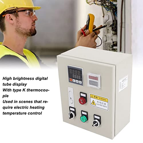 380V AC Drie fase 15KW PID-intelligente temperatuurregelaar met thermokoppel 5