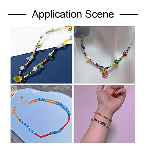 180 st Handgemaakte Millefiori Glass Flower Beads, 9 Kleuren, 20st/Kleur, 6.4~9x3.2mm(Hole: 1mm), Perfect voor sieraden maken en ambachten 4