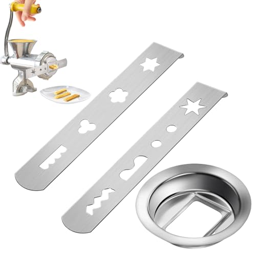 2 Piece Pastry Sprayer Attachment Pastry Attachment Accessoires Keukenhulp 8 Vormen Roestvrij staal Mondstuk Cookie Accessoires voor MUM4/MUM5