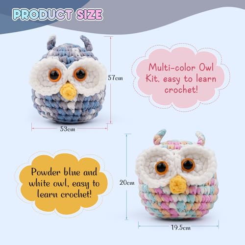 GenesteldCrafts haak Set, Complete haak Set voor beginners en volwassenen, Breiset, Zachte garen, IJs Stripe Line, Gift voor verjaardag, Stap-voor-stap Video-instructies, Instructie handleiding 4