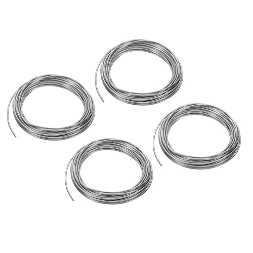 99,995% hoge zuiverheid zinkdraad, kaliber 12 draad zuiver zink 2mm zachte draadkralen wetenschappelijk experiment laboratoriumgereedschap zinkdraad (16 voet/rol), 4 rollen