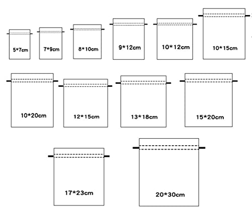 10 stuks fluweel zakjes, sieraden zakjes, kleine koord zakjes, geschenk zakjes, stof zakjes voor het vullen, fluweel zak voor bruiloft, feest, geschenk, sieraden, geschenken, 9 x 12 cm, gemengde kleuren 3