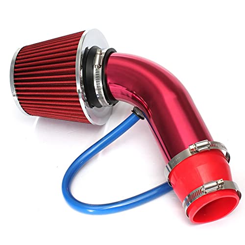 Cold Air Intake Pijp, 76mm Universal PerCompatibele metmance Auto Cold Air Intake Turbo Filter Aluminium Automotive Air Filter Inductie Flow Garden Slang Kit